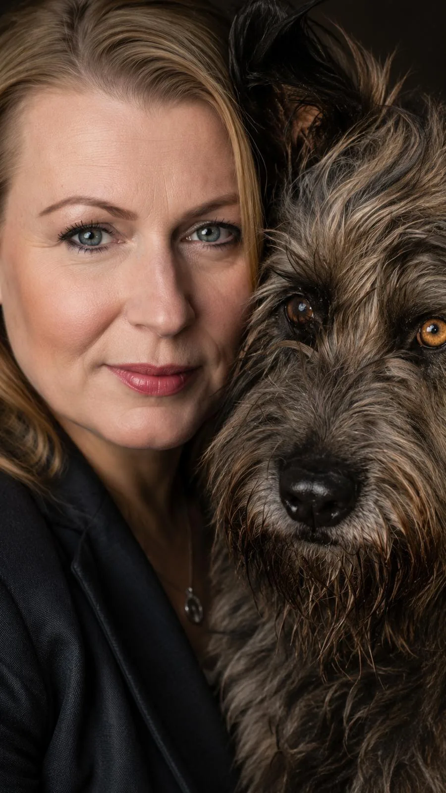 Porträt mit Hund